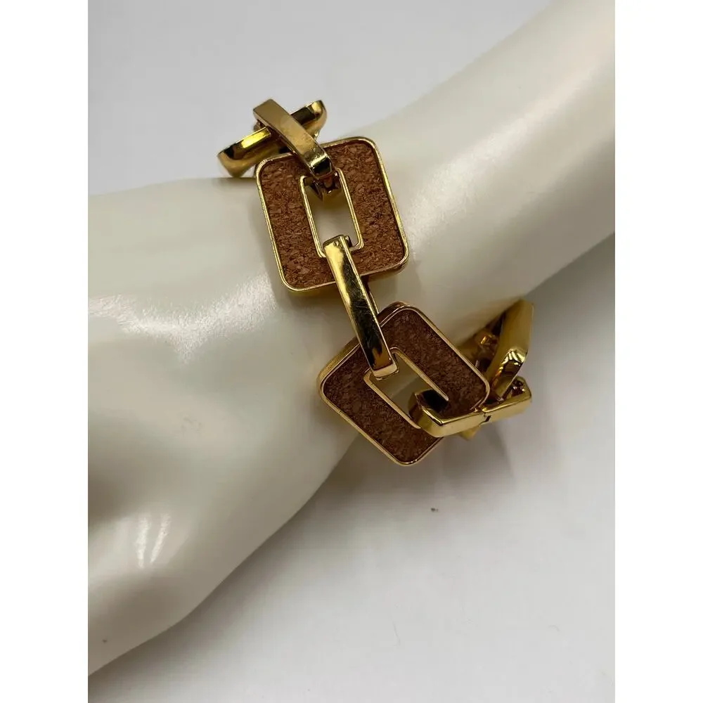 Kate Spade New York Cork City Gold Tone Link Reversible Bracelet‎ - Picture 3 of 12